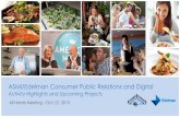 ASMI/Edelman Consumer Public Relations and Digital · ASMI/Edelman Consumer Public Relations and Digital ... Exploit superior product positioning of Alaska ... •Partnered with Sunkist