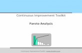 Pareto Analysis - Continuous Improvement Toolkit · The Pareto Chart: If the resulted Pareto chart clearly illustrates a Pareto pattern, this suggests that only few causes account