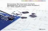 Analog Devices : Choosing the Correct Switch, Multiplexer, or … · 2018-10-04 · Choosing the Correct Switch, Multiplexer, or Protection Product for Your Application