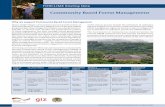 Community Based Forest Management - forclime.org Note/English/BR 6 - CBFM_Eng.pdfWhy we support Community Based Forest Management FORCLIME TC Module Briefing Note No. 6: March 2015