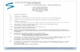 SOUTH C CITY COUNCIL AGENDA - cityofspartanburg.org Council agenda.pdf · X. Ordinance To Amend the Code of the City of Spartanburg 1988, Chapter 13, Article III, Section 13-59(b)