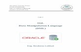 SQL Data Manipulation Language (DML) - site.iugaza.edu.pssite.iugaza.edu.ps/malbanna/files/2018/10/Lab_2_Data-Manipulation-LanguageDML.pdf · SELECT DISTINCT Statement SELECT DISTINCT