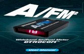 Wideband Air/Fuel Meter - Dynocom Industries AFM Wideband Meter Manual.pdf · The A/FM² Wideband Air/Fuel Meter is a tool to measure the air-fuel ratio (AFR) produced in performance