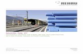 raudril rail pp - bautechnik.it · Part-filter pipe (LP), slots along the upper surface area from approx. 220°. RAUDRIL Rail PP SN16 Drainage Pipe System ... More information regarding