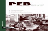 PEB - OECD · PEB EXCHANGE THE JOURNAL OF THE OECD PROGRAMME ON EDUCATIONAL BUILDING ISSUE 44 OCTOBER 2001 6 An International Campus in Switzerland 8 The Relationship Between Capital