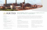 Case Study: KETO re-engineers high pressure pump for ... filecomponents, including the suction liner and the interstage 1st diffuser. Major recirculation loss was also occurring, resulting