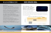 C60 SOLAR CELL - sun-life.com.ua C60.pdf · C60 SOLAR CELL MONO CRYSTALLINE SILICON C60 SOLAR CELL SunPower’s High Efficiency Advantage BENEFITS Maximum Light Capture SunPower’s