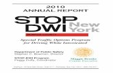 2010 STOP-DWI ANNUAL REPORT - Monroe County, NY SAFETY/2010 STOP-DWI ANNUAL... · 2 The 2010 Monroe County STOP-DWI Annual Report is dedicated to the following DWI victims who volunteered