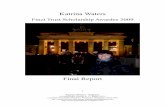 Katrina Waters - Finzi Trust · Final Report – Katrina Waters, 2009 Finzi Trust Awardee! My initial application to the Finzi Trust was motivated by advice that I received as a
