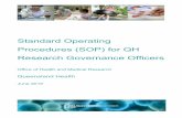 Standard Operating Procedures (SOP) for QH Research ... · Standard Operating Procedures (SOP) for QH Research Governance Officers ... recruitment 5 13. Clinical Trials 5 14. Clinical
