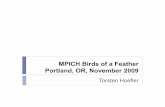 MPICH Birds of a Feather Portland, OR, November 2009spcl.inf.ethz.ch/Publications/.pdf/hoefler-MPICH-BoF-SC09-slides.pdfMPICH2 v1.2.1 fully supports MPI-2.2 scalable topology is implemented