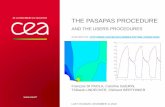 The PASAPAS procedure - CEA/CEA PASAPAS PROCEDURE Objective incremental solving of non linear progressive thermal and mechanical problems time can be physical (e.g., thermal transients)