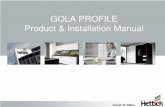 Gola Profile Manual Final - Hettich · 3 Gola Profile Accessories L connector for connecting Gola Profile to Carcass Panel End cap for Gola C-Type Profile End cap for Gola L-Type