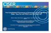 The Complicated Provenance of American Community Survey ... · The Complicated Provenance of American Community Survey Data: How Far will PROV and DDI Take Us? William C. Block,1