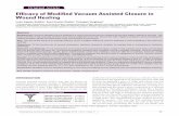 Efﬁ cacy of Modiﬁ ed Vacuum Assisted Closure in … et al.: Efficacy of Modified Vacuum Assisted Closure in Wound Healing International Journal of Scientiﬁ c Study | February