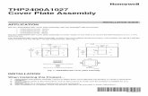 69-2759EFS 01 - THP2400A1027 Cover Plate … GUIDE 69-2759EFS-01 THP2400A1027 Cover Plate Assembly APPLICATION Use the THP2400A1027 cover plate assembly with the Prestige ® IAQ thermostat.