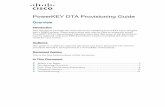 PowerKEY DTA Provisioning Guide - cisco.com · 6 OL-29610-01 First-Time Provisioning Instructions 4 Click Save. 5 Repeat steps 3 and 4 for Revision 10 and PowerKEY HD DTA 170 V1.0
