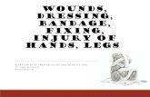 Wounds, dressing, bandage, fixing, injury of hands, legsstary.lf2.cuni.cz/Projekty/mua/fa/Injury_of_hands_legs_bandage_wounds.pdf · Abraded wound (vulnus abrasum) 2. Puncured wound