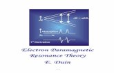 Electron Paramagnetic Resonance Theory E. Duinwebhome.auburn.edu/~duinedu/epr/1_theory.pdf · z. Figure 6, shows as an example a molecule where the paramagnetic metal is coordinated