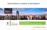 INVESTMENT CLIMATE IN INDONESIA - redmoneyevents.com · The Investment Coordinating Board of the Republic of Indonesia 3 Investment Realization in Quarter IV and January - December