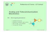 Analog and Telecommunication Electronics - areeweb.polito.it · 01/04/2011 - 3 ATLCE - B4 - © 2010 DDC Oscillators: where? Reference oscillator and VCO I/Q signal generators