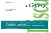 1669gala.gre.ac.uk/id/eprint/21417/7/21417 YOU_Stock_Market_Integration_in...This paper examines global and regional stock market integration in Asia at both the aggregate and disaggregate