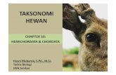 TAKSONOMI HEWANtadris-biologi-iainjember.weebly.com/uploads/8/7/3/5/...5 Hemichordata - General Characteristics Body divided into proboscis, collar, and trunk; buccal diverticulum