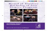 Board of Trustees Bachelor of Arts Degree Program - WIU · The cost of earning the WIU Board of Trustees Bachelor of Arts Degree is based on the number of credits you need to graduate,