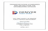 Transportation Standards and Details for the ... - Denver · transportation standards and details for the engineering division denver public works city and county of denver public