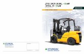 LPG Counterbalance Trucks MOVING YOU FURTHER · New Diesel Forklift with Proven Quality and Advanced T echnology aximum performance Spacious operators cab Switch controlled parking