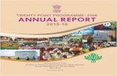 TWENTY POINT PROGRAMME-2006 ANNUAL REPORTmospi.nic.in/sites/default/files/publication_reports/tpp_AR_2015-16.pdf · twenty point programme-2006 annual report (2015-16) government
