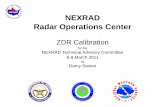 NEXRAD Radar Operations Center · NEXRAD Radar Operations Center ZDR Calibration for the ... Variable Phase Power Divider AZ EL RF Generator STALO Avg. TX Pwr. AZ 20 dB couplers 30