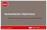 Humanitarian Diplomacy file Saving lives, changing minds. Humanitarian Diplomacy Humanitarian Humanitarian Diplomacy A Red Cross Red Crescent Perspective