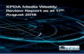 KPDA Media Weekly Review Report as at 17 August 2018 Media Weekly... · South Africa REITS and Real Estate markets to speak as follows: ... please email Laura.Kyalo@amsl-africa.com