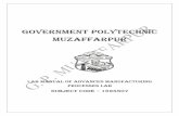 GOVERNMENT POLYTECHNIC MUZAFFARPUR - …gpmuz.bih.nic.in/docs/AMP.pdf · codes G00, G01, G02, G03, which cause some movement of the machine table or head. Group 03 . 2 includes either