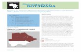 COUNTR E Eliminating malaria in BOTSWANA · COUNTR E Eliminating malaria in BOTSWANA MARCH 2015 1 Botswana has achieved a 99 percent decrease in reported malaria cases between 2000
