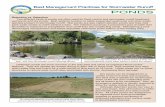 Retention ponds maintain a pool of water throughout the ... · Best Management Practices, or BMPs, are methods that prevent or reduce pollution from nonpoint sources. Structural and