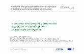 Vibration and ground borne noise exposure in buildings and ... · Logo of the VILLOT Michel, CSTB, France 1 company Vibration and ground borne noise exposure in buildings and associated