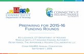 PowerPoint Presentation funding rounds - conn-nahro presentation -- 2015.pdf · •The Department of Housing (DOH) is the State's lead agency for all matters relating to housing.