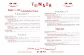 CIABATTA BAGUETTE SERRANOHAMtumacatruck.com/wp-content/uploads/2019/01/Tumaca_Menu.pdf · 2019-01-31 · Spanish Serrano ham, Piquillo peppers, tomato spread, extra virgin olive oil