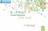 Visual Diagnosis - q-pem.comq-pem.com/wp-content/uploads/2018/06/BO-visual-diagnoses-Dr.-Rafah-Al-Sayyed.pdf · Case Presentation 1 ... Roseola Infantum (6th Disease) High Fever 4