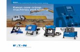 Eaton core crimp machines and toolingpub/@eaton/@hyd/... · orem psum ATON Core crimp machines tooling master catalog 5 Note: All available pump kits shown include hose assembly and