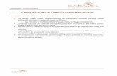 MAJOR INCREASE IN CARAVEL COPPER RESOURCE · Page 2 New Caravel Copper Resource The new Mineral Resource (2012 JORC compliant) for Caravel Minerals Ltd (“Caravel” or the “Company”),