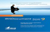 IRISDocument™ Server 9 for MFP : Datasheet English · The administrator also defines the file output format, choosing from the extensive list offered by IRISDocument™ (see p.7)