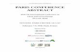 PARIS CONFERENCE ABSTRACT - iccge.org · - 1 - PARIS CONFERENCE ABSTRACT 2018 7th International Conference on Clean and Green Energy (ICCGE 2018) NOVOTEL PARIS CRETEIL LE LAC February