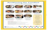 Positioning for Comfort - University of Florida · Positioning for Comfort ... Positioning for Port Access Positioning for Sutures Two Person Hold for ... If needing double nasal