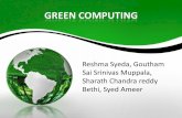 GREEN COMPUTING - wichita.edu · GREEN COMPUTING • Green Computing, is the movement towards a more environmentally sustainable computing or IT, through the study and practice of