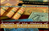 Analysis of the History of Aale Muhammad (pbut)islamicmobility.com/pdf/Analysis of History of Aale Muhammad.pdf · finding the truth will find this book, “Analysis of the History