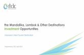 the Mandalika, Lombok & Other Destinations Investment ...indonesiainvestmentforum.info/wp-content/uploads/2018/04/ITDC-the... · 1981 –Aerowisata Hotel by Garuda ... WWTP + STP