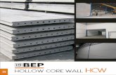 BEP PRECAST AND PRE-STRESS CONCRETE HCW HOLLOW CORE WALLbeton.co.id/download/2017/HCW.pdf · Beton Expose PC Wire 5 mm CHAMFER CHAMFER CHAMFER Dinding precast Hollow Core Wall (HCW)